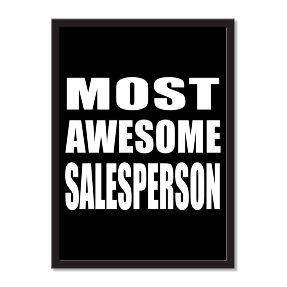 Most Awesome Salesperson - Portrait Frame Photo Tile