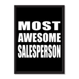 Most Awesome Salesperson - Portrait Frame Photo Tile