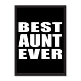 Best Aunt Ever - Portrait Frame Photo Tile