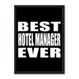 Best Hotel Manager Ever - Portrait Frame Photo Tile