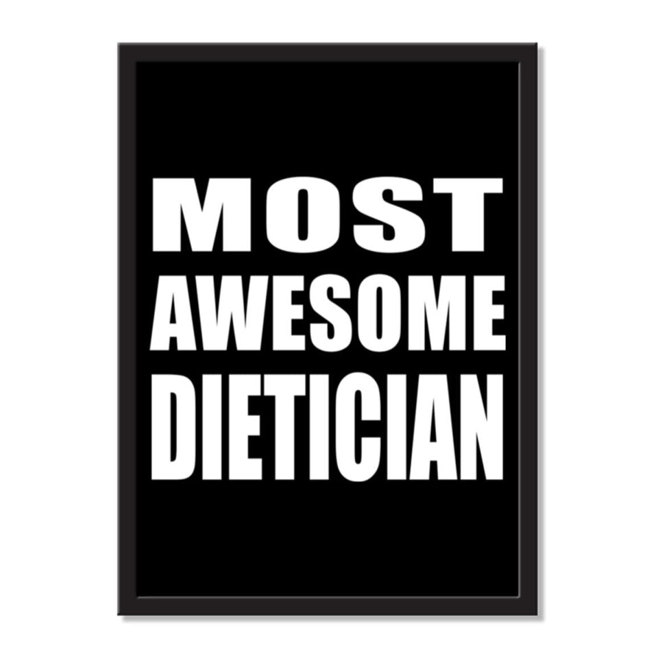 Most Awesome Dietician - Portrait Frame Photo Tile