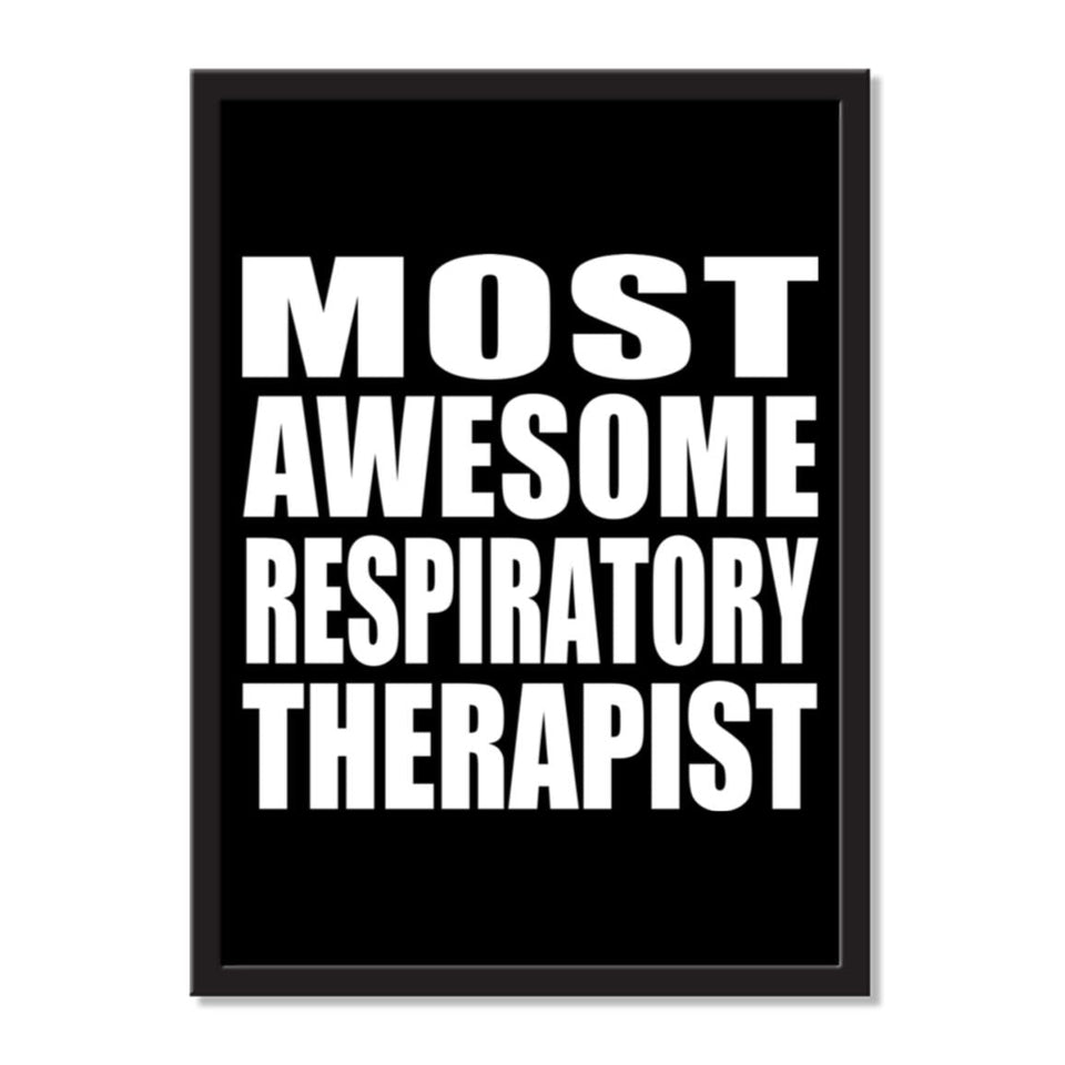 Most Awesome Respiratory Therapist - Portrait Frame Photo Tile