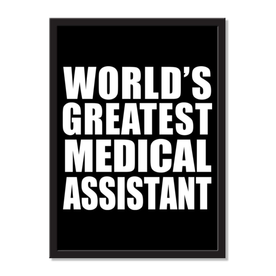 World's Greatest Medical Assistant - Portrait Frame Photo Tile