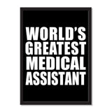 World's Greatest Medical Assistant - Portrait Frame Photo Tile
