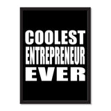 Coolest Entrepreneur Ever - Portrait Frame Photo Tile