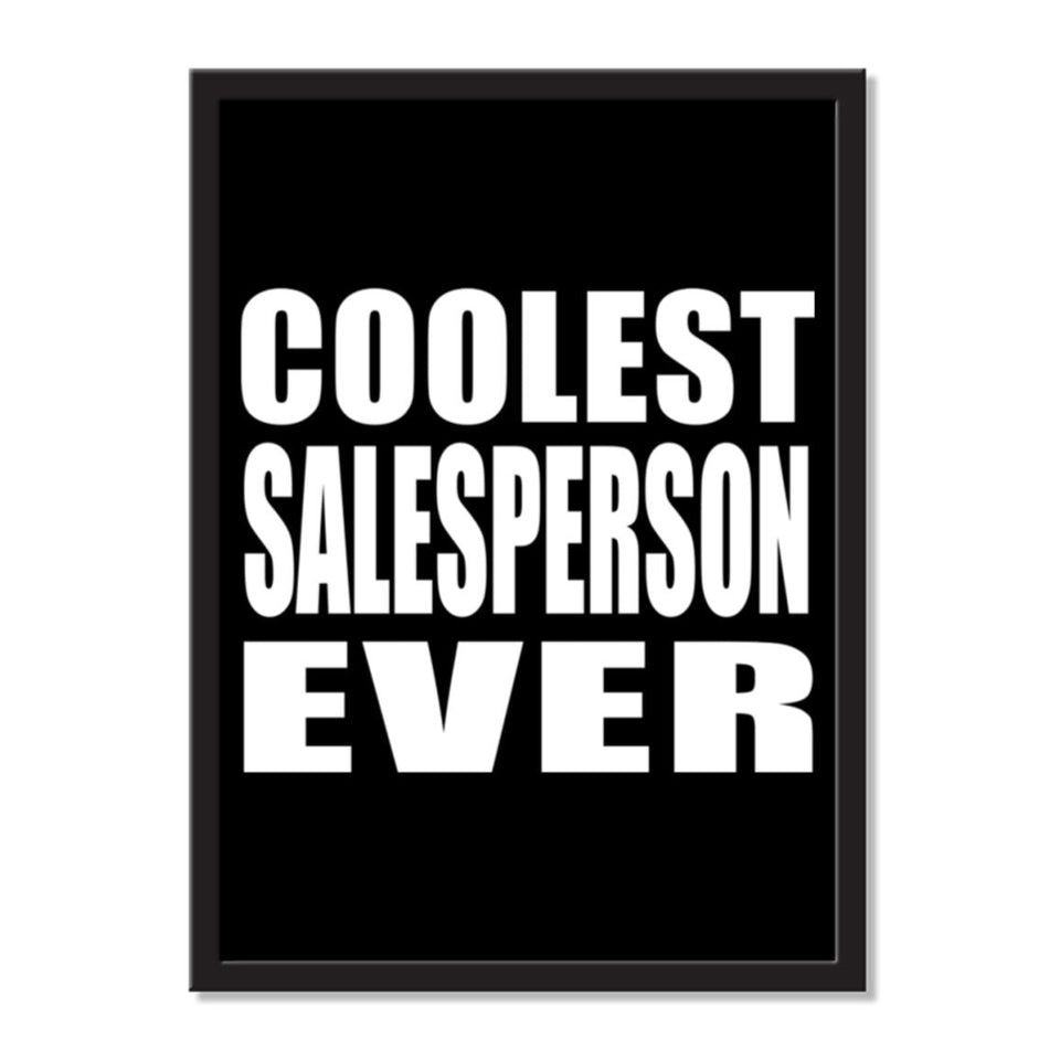 Coolest Salesperson Ever - Portrait Frame Photo Tile