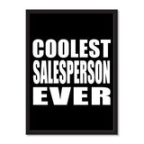 Coolest Salesperson Ever - Portrait Frame Photo Tile