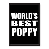 World's Best Poppy - Portrait Frame Photo Tile
