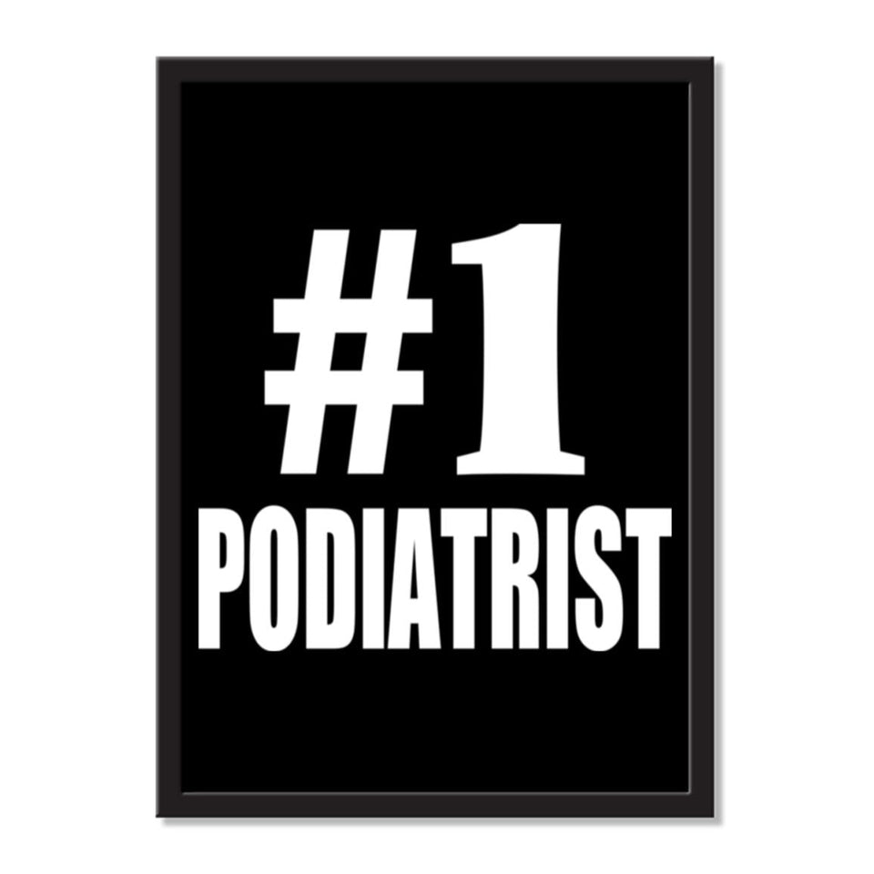 Number One #1 Podiatrist - Portrait Frame Photo Tile