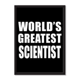 World's Greatest Scientist - Portrait Frame Photo Tile