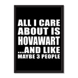 All I Care About Is Hovawart And Like Maybe 3 People - Portrait Frame Photo Tile