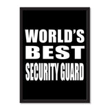 World's Best Security Guard - Portrait Frame Photo Tile