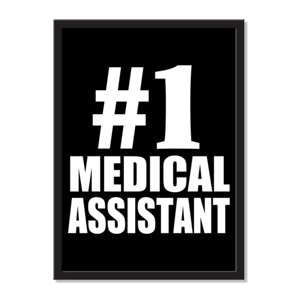 Number One #1 Medical Assistant - Portrait Frame Photo Tile