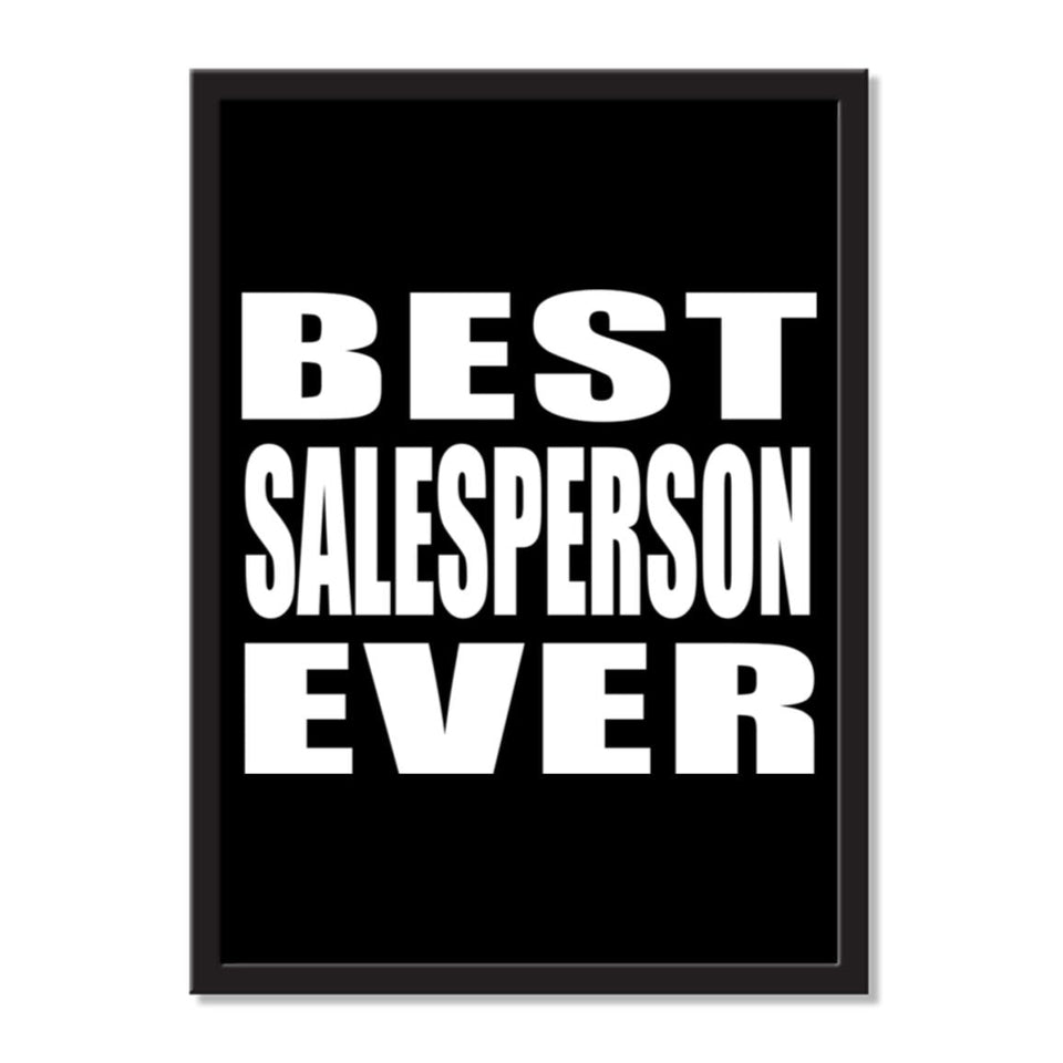 Best Salesperson Ever - Portrait Frame Photo Tile
