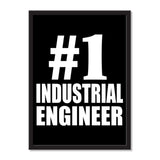 Number One #1 Industrial Engineer - Portrait Frame Photo Tile