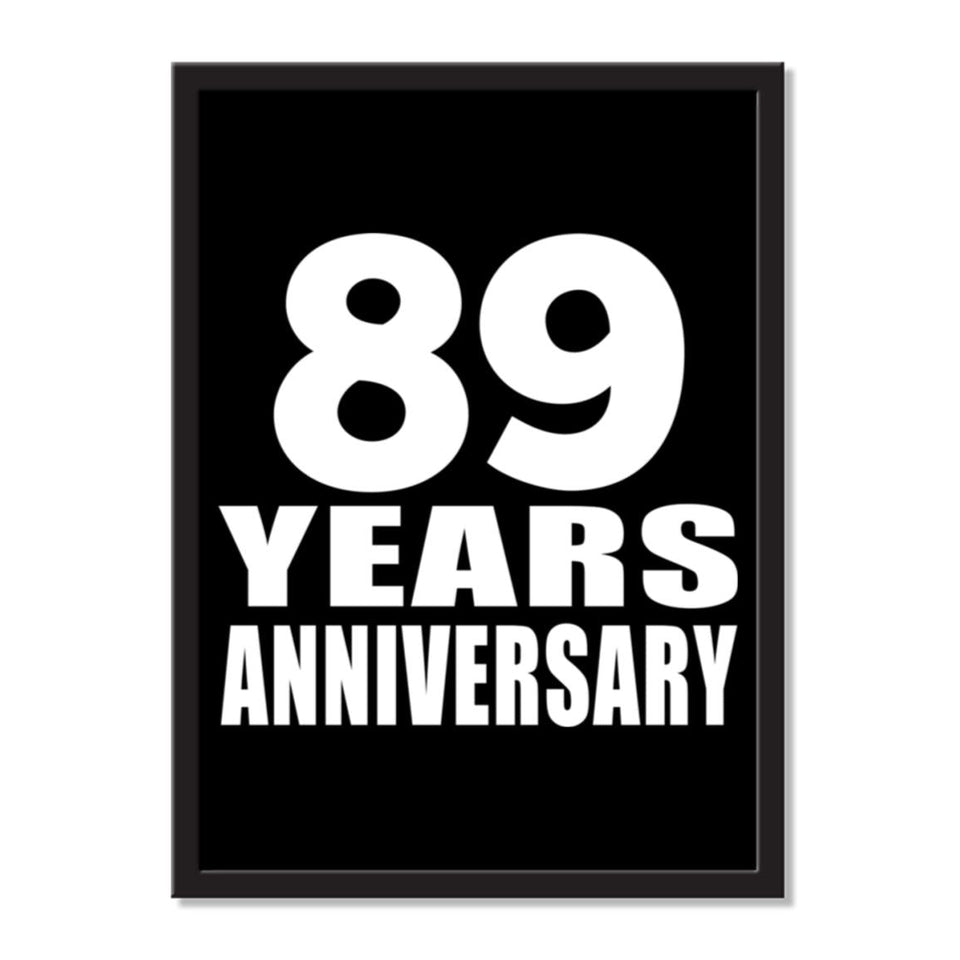 89 Years Anniversary - Portrait Frame Photo Tile