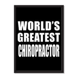 World's Greatest Chiropractor - Portrait Frame Photo Tile