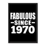 Fabulous Since 1970 - Portrait Frame Photo Tile