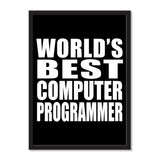 World's Best Computer Programmer - Portrait Frame Photo Tile