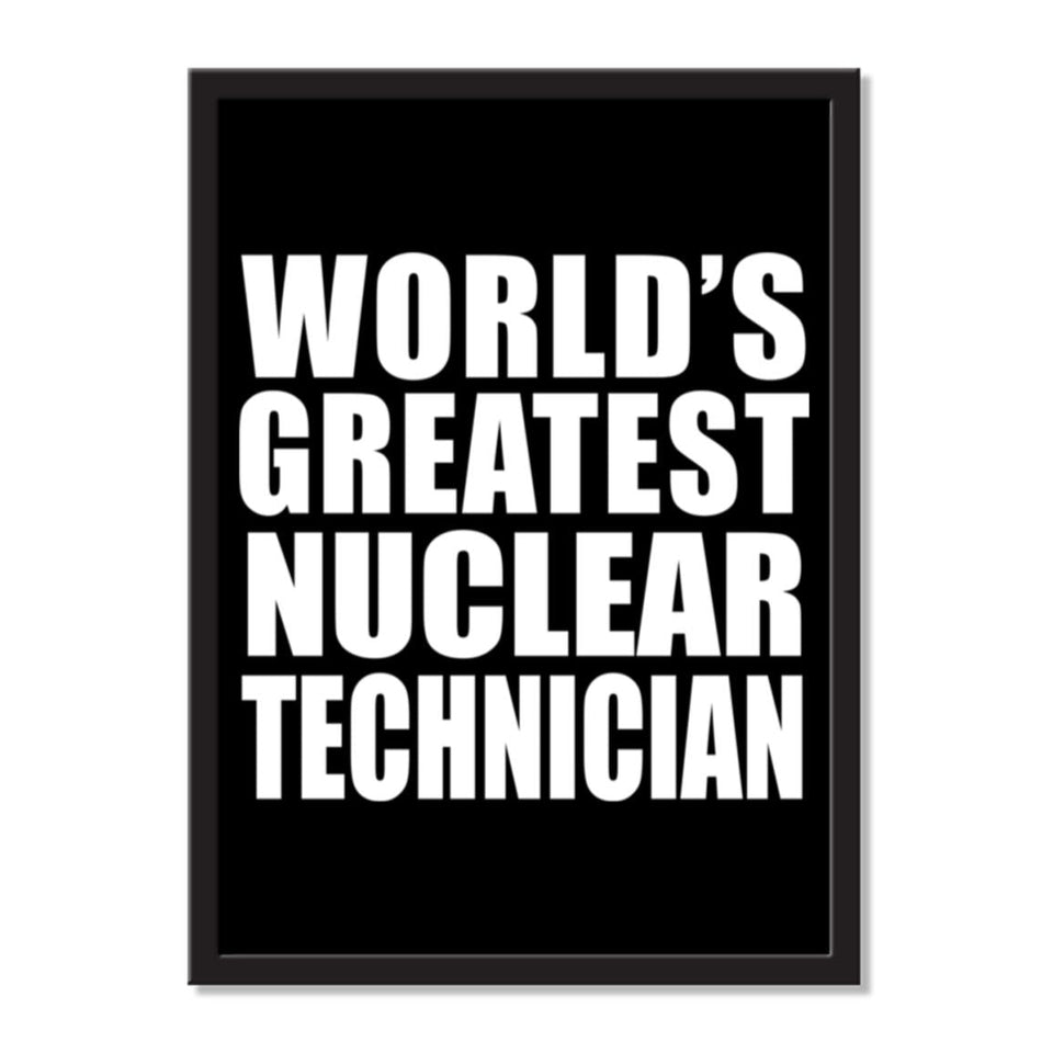 World's Greatest Nuclear Technician - Portrait Frame Photo Tile