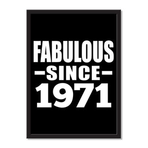 Fabulous Since 1971 - Portrait Frame Photo Tile