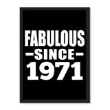 Fabulous Since 1971 - Portrait Frame Photo Tile