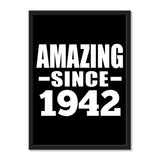 Amazing Since 1942 - Portrait Frame Photo Tile