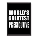 World's Greatest Pr Executive - Portrait Frame Photo Tile