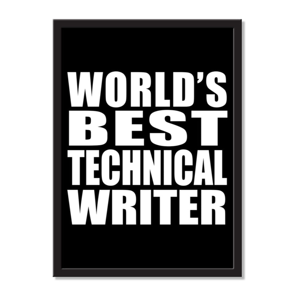 World's Best Technical Writer - Portrait Frame Photo Tile