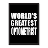 World's Greatest Optometrist - Portrait Frame Photo Tile