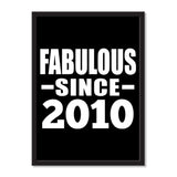 Fabulous Since 2010 - Portrait Frame Photo Tile