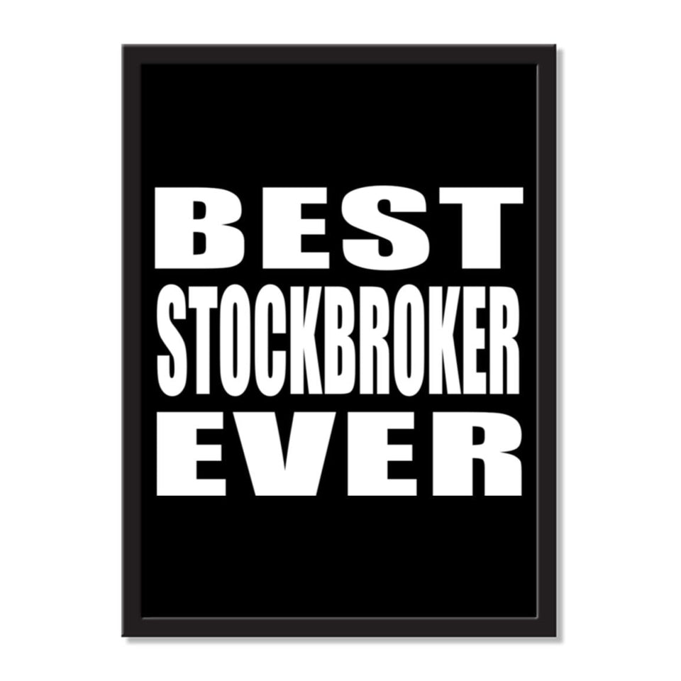 Best Stockbroker Ever - Portrait Frame Photo Tile