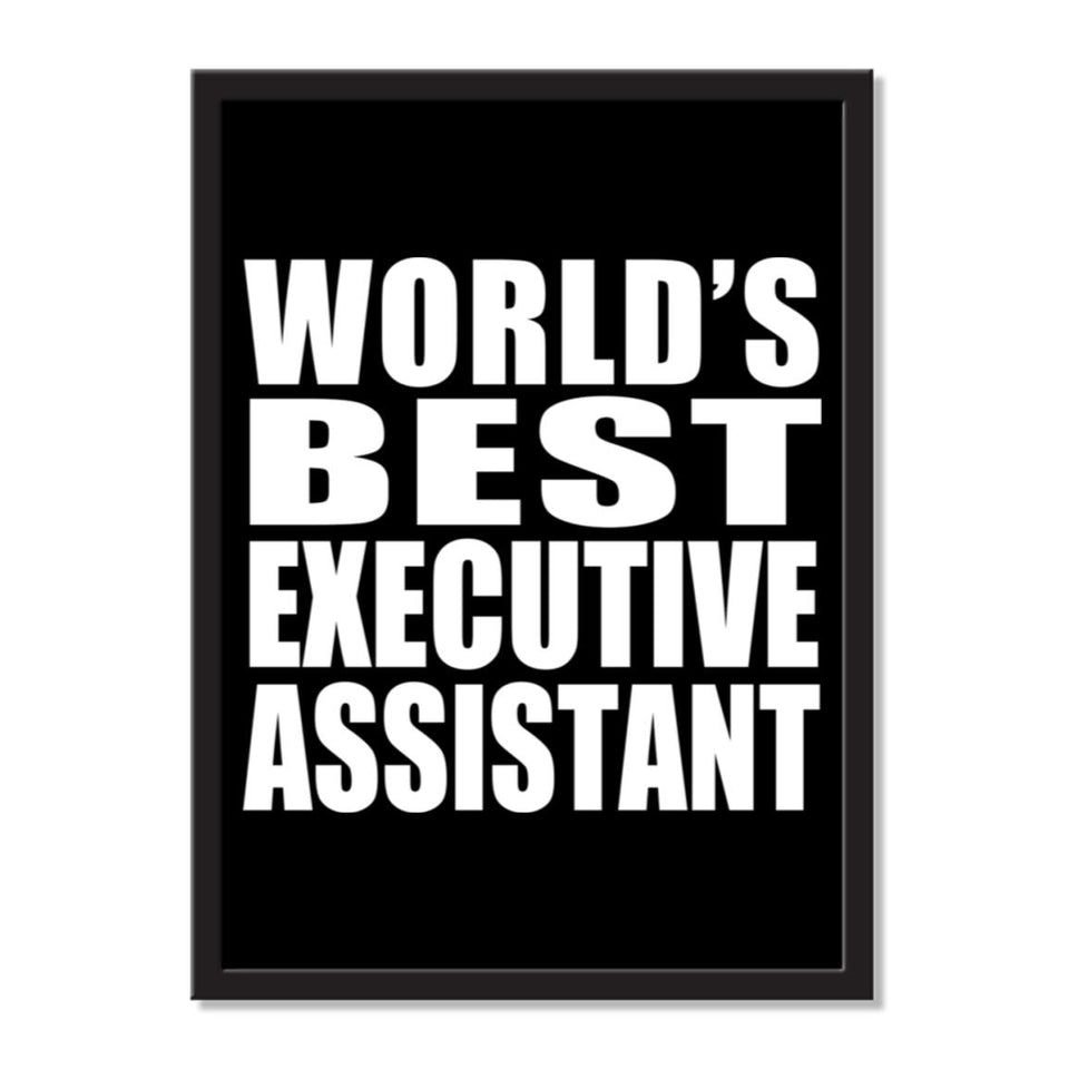 World's Best Executive Assistant - Portrait Frame Photo Tile