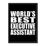 World's Best Executive Assistant - Portrait Frame Photo Tile