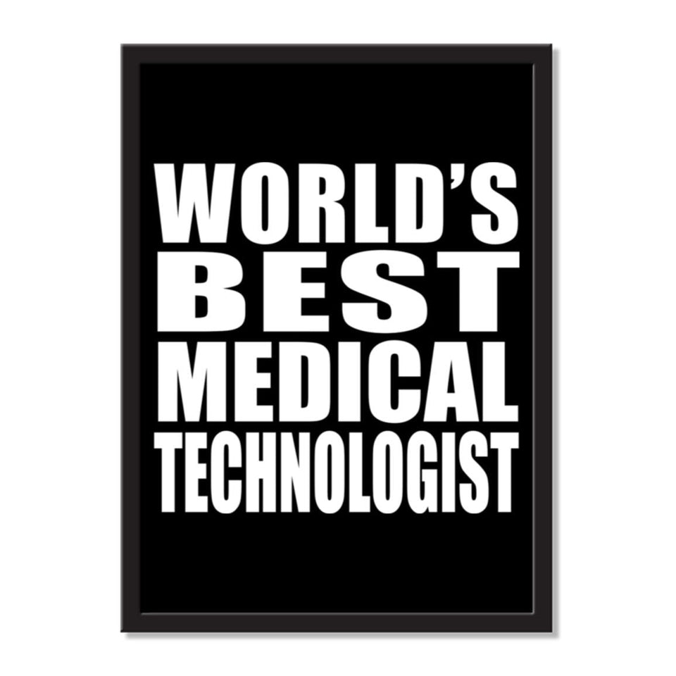 World's Best Medical Technologist - Portrait Frame Photo Tile
