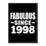 Fabulous Since 1998 - Portrait Frame Photo Tile