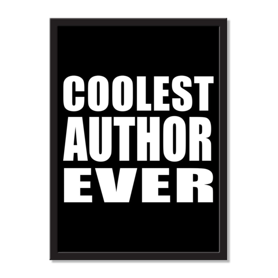 Coolest Author Ever - Portrait Frame Photo Tile