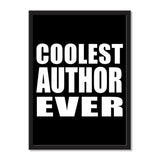 Coolest Author Ever - Portrait Frame Photo Tile