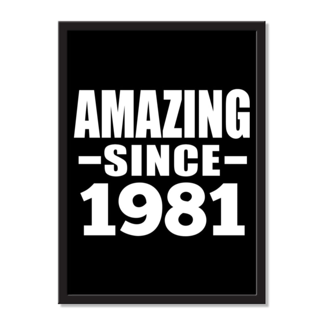 Amazing Since 1981 - Portrait Frame Photo Tile