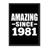 Amazing Since 1981 - Portrait Frame Photo Tile