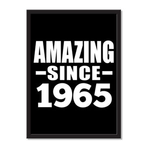Amazing Since 1965 - Portrait Frame Photo Tile