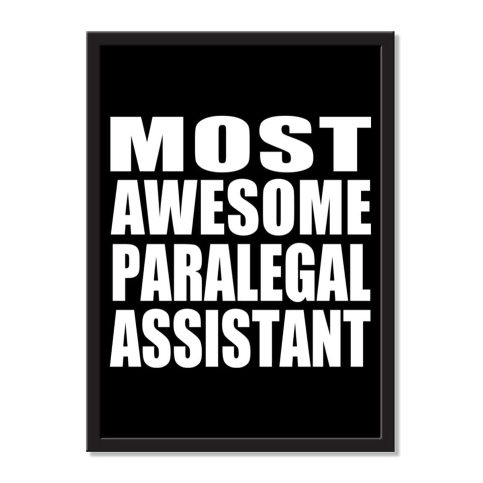 Most Awesome Paralegal Assistant - Portrait Frame Photo Tile