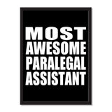 Most Awesome Paralegal Assistant - Portrait Frame Photo Tile