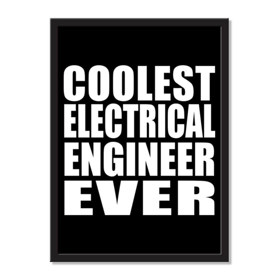 Coolest Electrical Engineer Ever - Portrait Frame Photo Tile