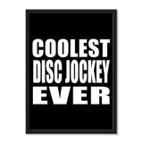 Coolest Disc Jockey Ever - Portrait Frame Photo Tile