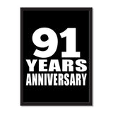 91 Years Anniversary - Portrait Frame Photo Tile