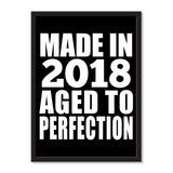 Made In 2018 Aged to Perfection - Portrait Frame Photo Tile