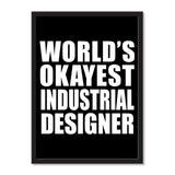 World's Okayest Industrial Designer - Portrait Frame Photo Tile