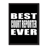 Best Court Reporter Ever - Portrait Frame Photo Tile