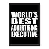 World's Best Advertising Executive - Portrait Frame Photo Tile